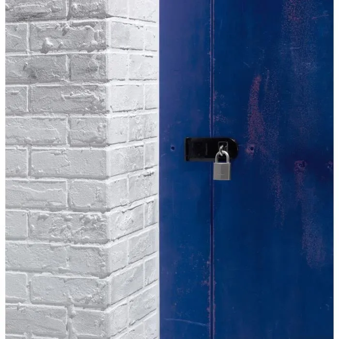 Master Lock Candado de Latón Niquelado Mango Hexagonal 40 mm 2