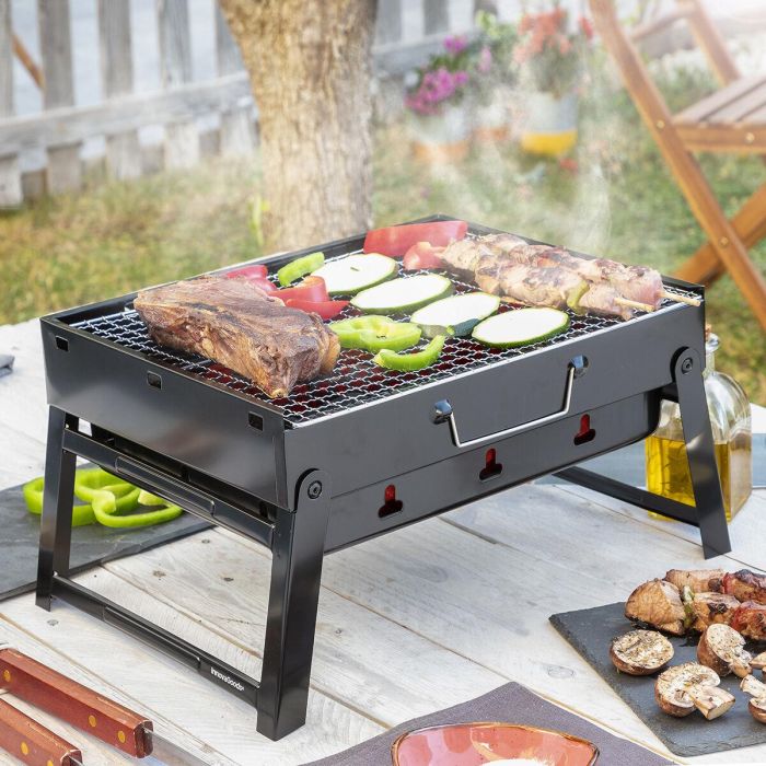 Barbacoa Plegable Portátil para Carbón BearBQ InnovaGoods Barbacoa Plegable Portátil para Carbón BearBQ InnovaGoods