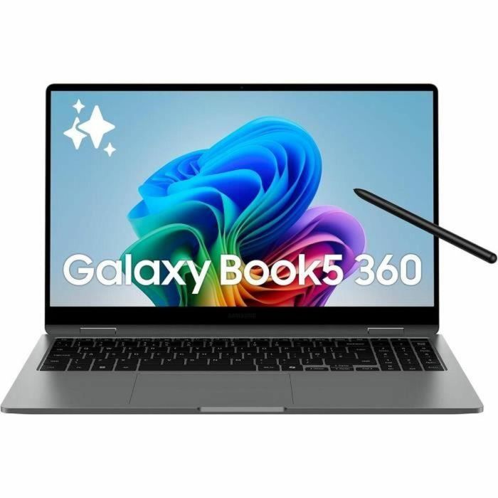Samsung SAM1737725384500 Portátil Galaxy Book5 360 15,6" Intel Core Ultra 5, 16 GB RAM, 512 GB SSD Samsung SAM1737725384500 Portátil Galaxy Book5 360 15,6" Intel Core Ultra 5, 16 GB RAM, 512 GB SSD