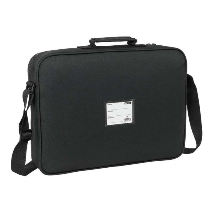 Cartera Escolar Munich Topo Negro 38 x 28 x 6 cm 1