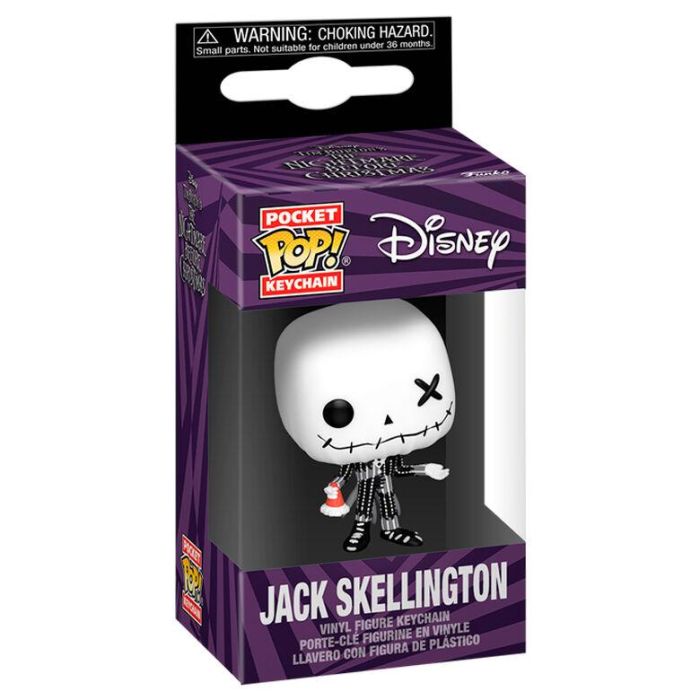 Llavero Pocket POP Disney Pesadilla Antes de Navidad Jack Skellington 1 Llavero Pocket POP Disney Pesadilla Antes de Navidad Jack Skellington 1