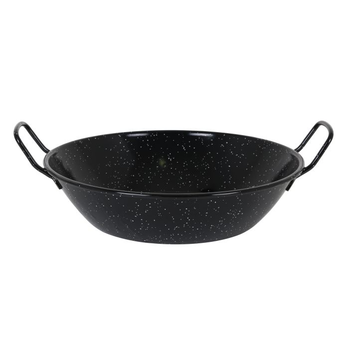 La Estrella Paellera Honda Bordonada Jaspeada 36 cm 7 L (8 Unidades)