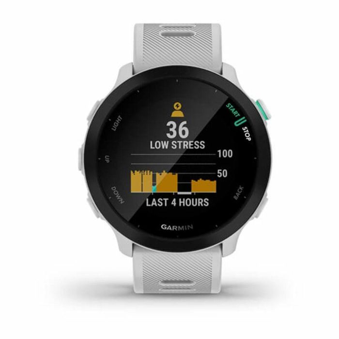 Garmin Forerunner 55 Reloj Deportivo GPS Blanco para Correr y Ciclismo con Monitor de Frecuencia Cardíaca 39