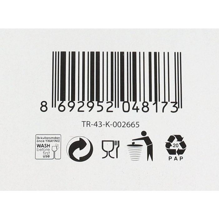 Lav Set 6 Vasos Vidrio 365cc Colección Lune (8 Cajas)