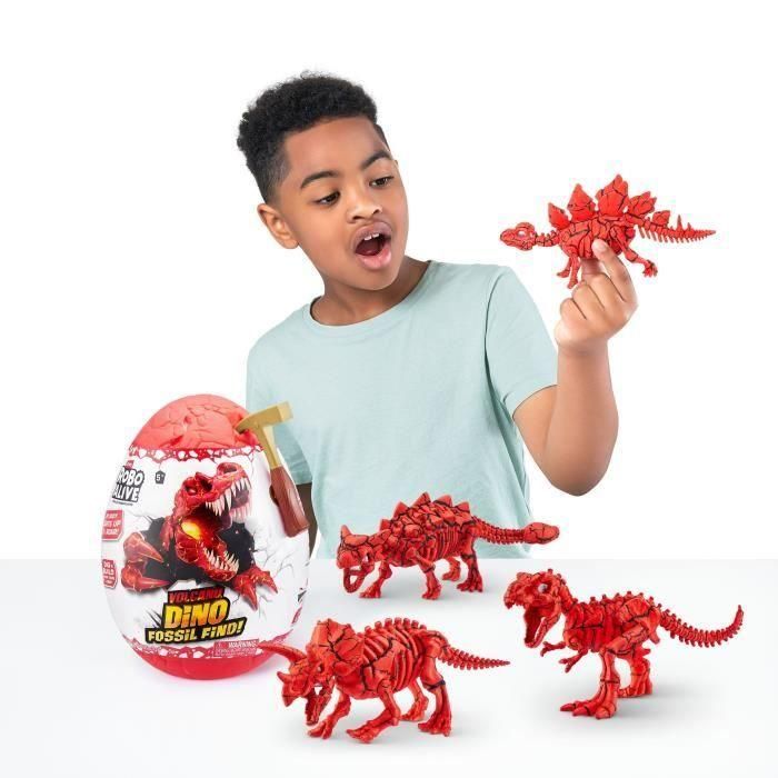 Juego de excavación - ZURU - ROBO ALIVE Volcano Fossil Find S2 - Fósiles de dinosaurios - Sonidos y luces - Roca y arena 5 Juego de excavación - ZURU - ROBO ALIVE Volcano Fossil Find S2 - Fósiles de dinosaurios - Sonidos y luces - Roca y arena 5