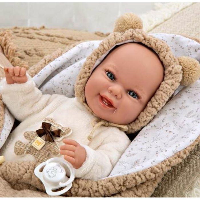 Muñeca elegance babyto marron c/ manta (muñeco de peso) 35 cm cuerpo blando 2 Muñeca elegance babyto marron c/ manta (muñeco de peso) 35 cm cuerpo blando 2