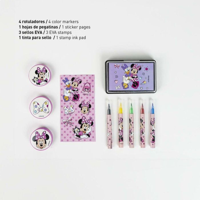 Set papelería coloreable maletín minnie 23.0 x 20.0 x 4.0 cm 3 Set papelería coloreable maletín minnie 23.0 x 20.0 x 4.0 cm 3