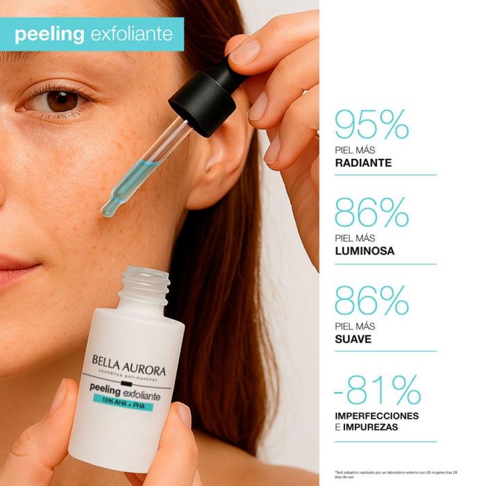 Bella Aurora Peeling Exfoliante Sérum Facial Antimanchas 30 mL 3 Bella Aurora Peeling Exfoliante Sérum Facial Antimanchas 30 mL 3