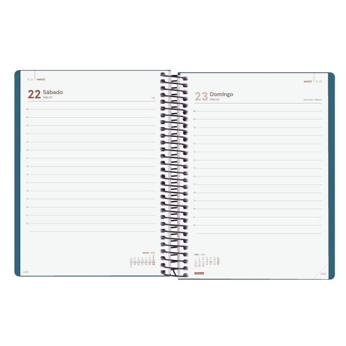 Finocam Agenda Anual My Espiral E10-155x212 mm 1Dp Azul 2025 4