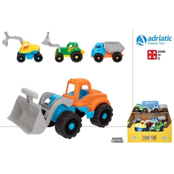 Vehiculo construccion plastico 33 cm - modelos surtidos 1 Vehiculo construccion plastico 33 cm - modelos surtidos 1