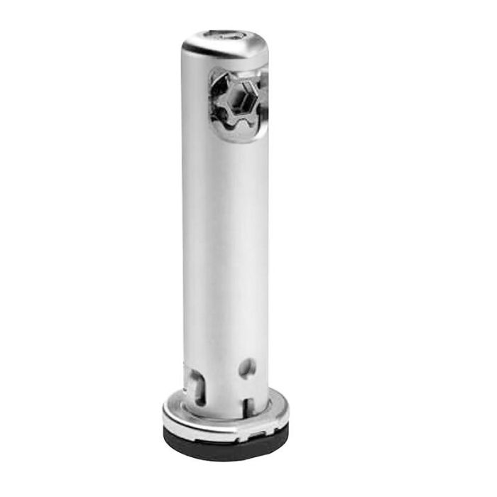 Italiana Ferramenta Rekord Tech Pie Nivelador H44 B/Red. Regulable 25mm Máx. Base Redonda
