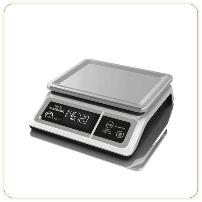 Báscula profesional - LBP 50 Professional - USB - Gris - LITTLE BALANCE - Báscula de cocina - 50 kg