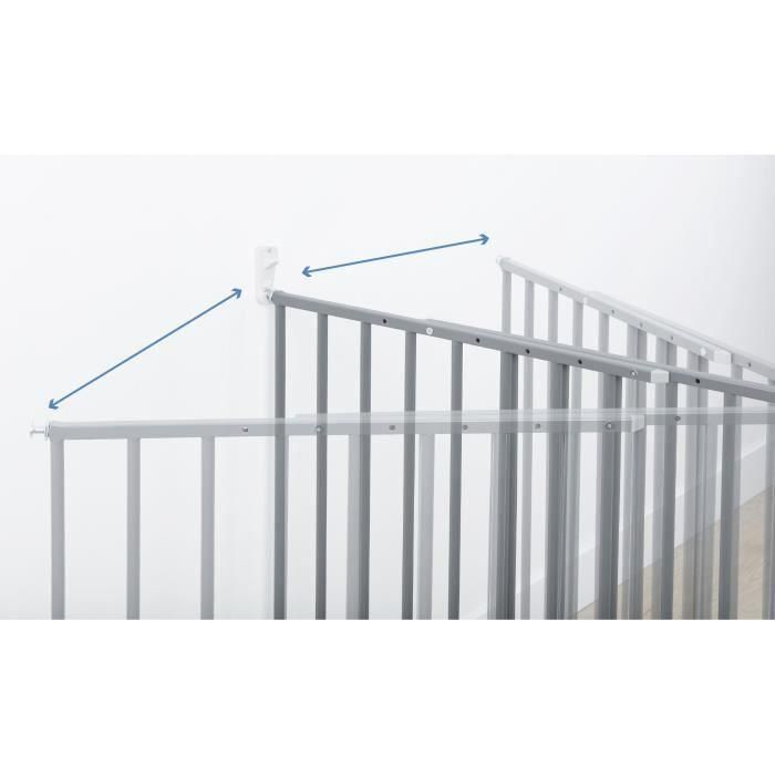 Puerta de seguridad Badabulle Safe & Protect XL (60-107 cm) 4 Puerta de seguridad Badabulle Safe & Protect XL (60-107 cm) 4