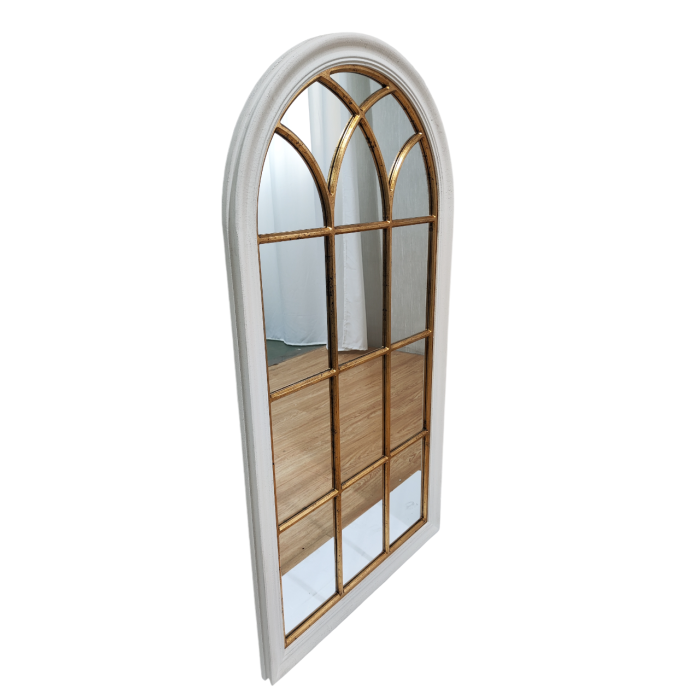 Espejo Glam DKD Home Decor Dorado Blanco 4 x 128 x 68 cm 1 Espejo Glam DKD Home Decor Dorado Blanco 4 x 128 x 68 cm 1