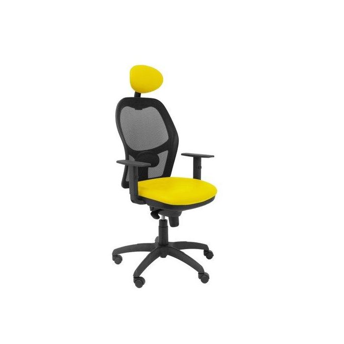 Silla Piqueras Y Crespo Jorquera Brazos Regulables Cabecero Fijo Mecanismo Sincro Con Regulador De Tension Respaldo De Malla Negra Y Asiento Tapizado Similpiel Amarillo Silla Piqueras Y Crespo Jorquera Brazos Regulables Cabecero Fijo Mecanismo Sincro Con Regulador De Tension Respaldo De Malla Negra Y Asiento Tapizado Similpiel Amarillo