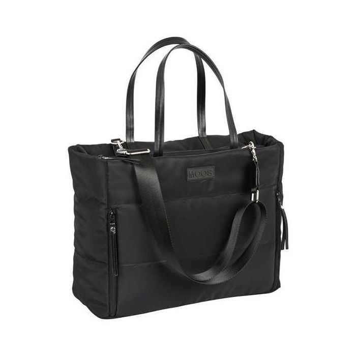 Bolso Moos Negro Acolchado Negro (54 x 31 x 17 cm) 5
