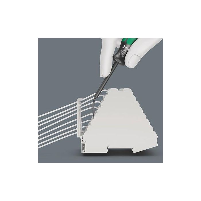 Wera 05008100001 Set de Herramientas para Accionamiento de Bornes de Conexión Reihenklemmen-Betätigungswerkzeug (2 Piezas) 2