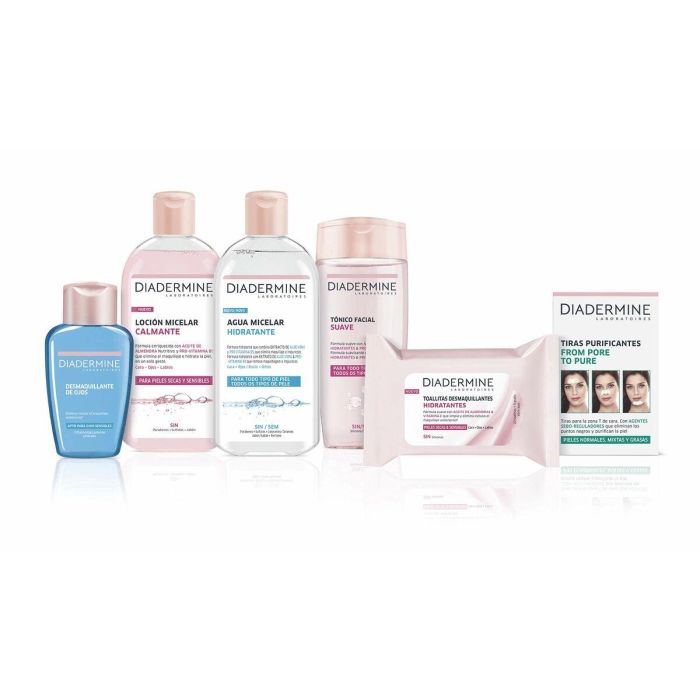 Diadermine Tiras Purificantes Faciales Piel Normal-Mixta para Acné Puntos Negros y Poros | Elimina Impurezas Mujer 6 Unidades 4