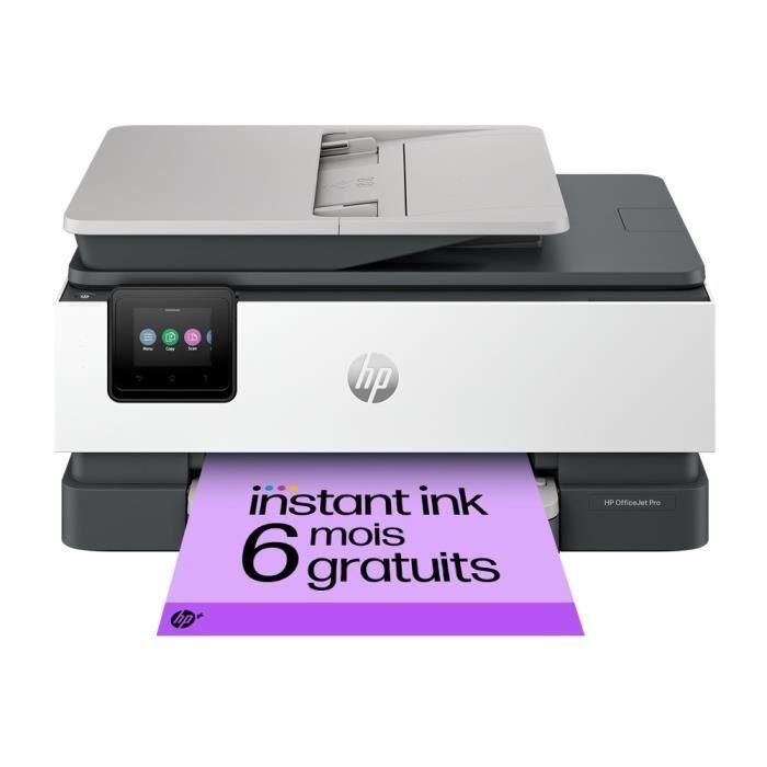 HP OfficeJet Pro 8124e - Impresora todo en uno - Inyección de tinta en color con 3 meses de Instant Ink incluido con HP+