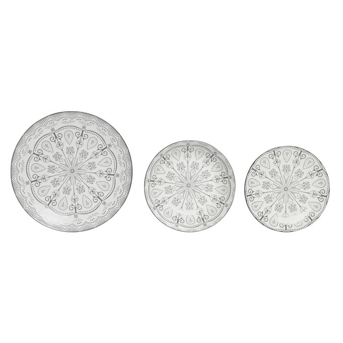 Vajilla Scandi DKD Home Decor Gris Claro 20 x 4 x 20 cm Set de 18 1 Vajilla Scandi DKD Home Decor Gris Claro 20 x 4 x 20 cm Set de 18 1