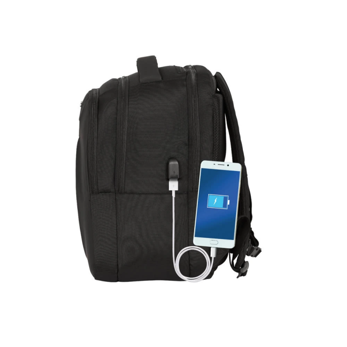 Safta Mochila Business Negra para PC 15,6'' y 14,1'' + Tablet 9,7'' + USB 31x45x23cm 2 Safta Mochila Business Negra para PC 15,6'' y 14,1'' + Tablet 9,7'' + USB 31x45x23cm 2