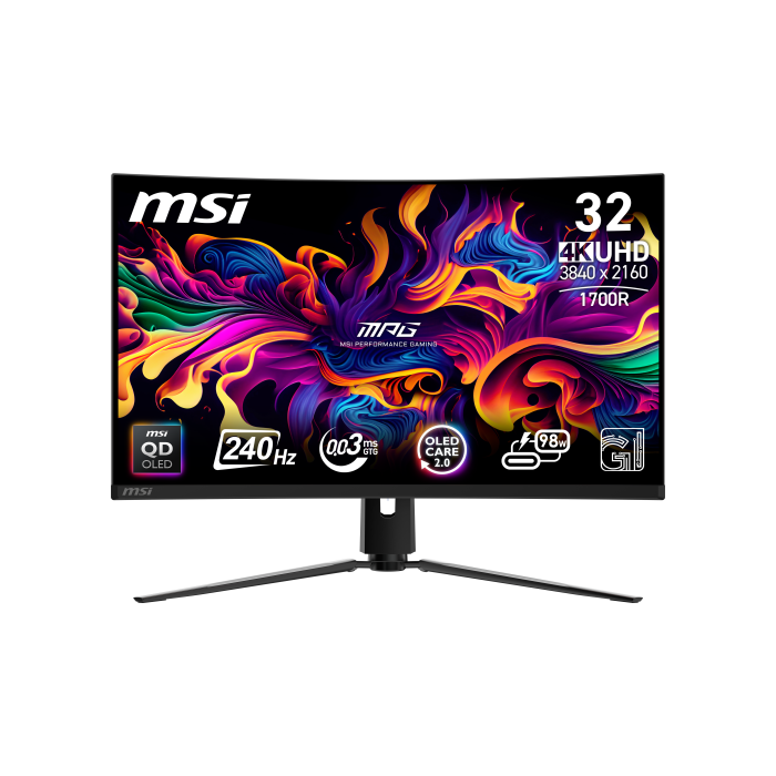 Msi Mpg 321Curx Qd-Oled Pantalla para Pc 80 Cm (31.5") 3840 X 2160 Pixeles 4K Ultra Hd Negro 21 Msi Mpg 321Curx Qd-Oled Pantalla para Pc 80 Cm (31.5") 3840 X 2160 Pixeles 4K Ultra Hd Negro 21