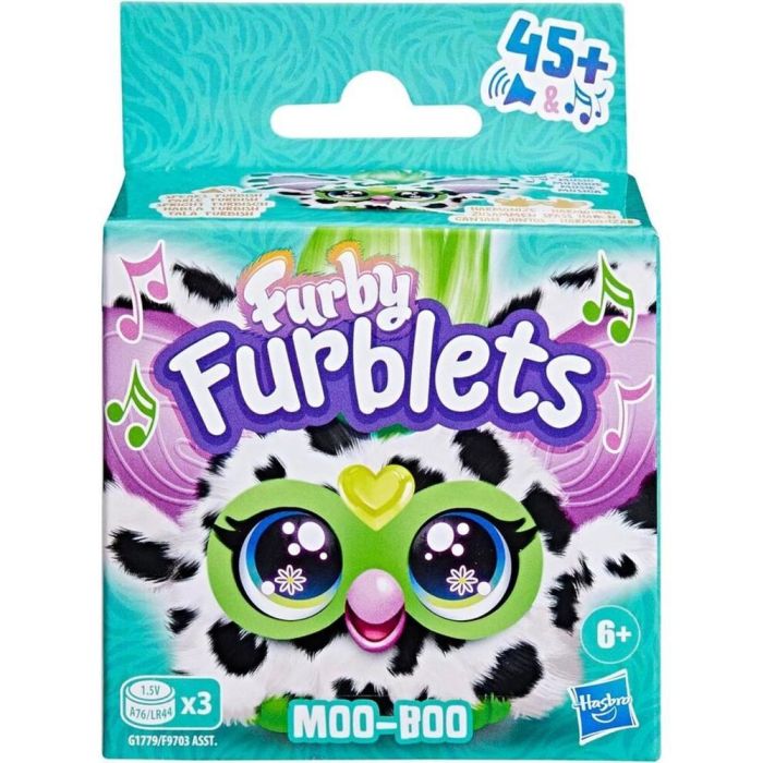 Furby Furblets Moo-Boo, mini peluche electrónico para niñas y niños, más de 45 sonidos, a partir de 6 años, serie 4, Hasbro 1 Furby Furblets Moo-Boo, mini peluche electrónico para niñas y niños, más de 45 sonidos, a partir de 6 años, serie 4, Hasbro 1