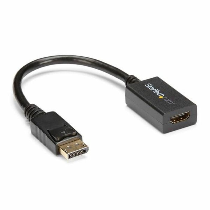 Adaptador DisplayPort a HDMI Startech DP2HDMI2 Negro 3 Adaptador DisplayPort a HDMI Startech DP2HDMI2 Negro 3
