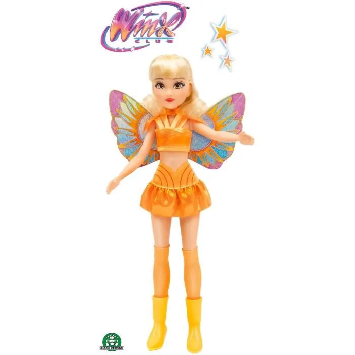 Winx Muñeca Serie Hada Stella 26 cm WNX765 para Niñas a Partir de 3 Años 2