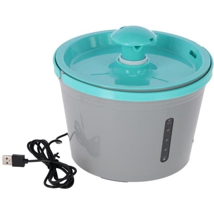 KERBL - Fuente de agua - para fuente 80557 - 1,6 l - Gris/azul 1 KERBL - Fuente de agua - para fuente 80557 - 1,6 l - Gris/azul 1