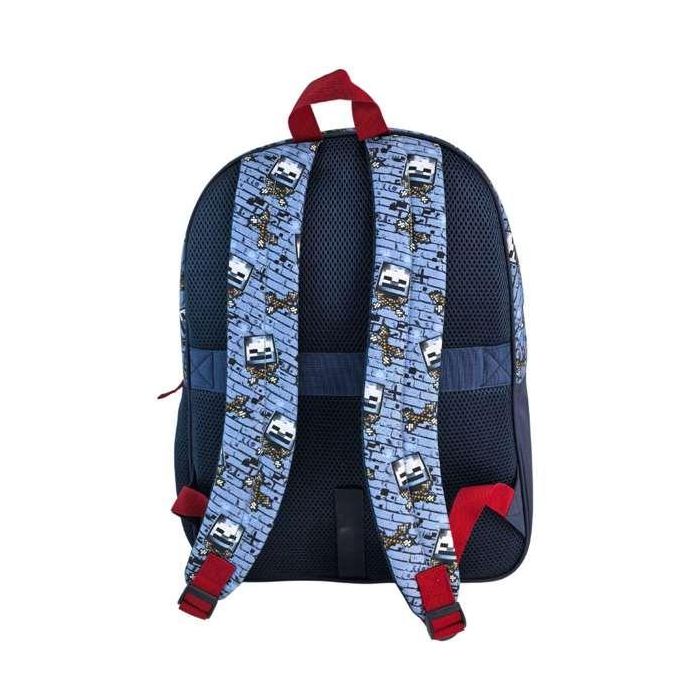Minecraft hostile behaviour mochila primaria doble compartimento (gran capacidad), adaptable a carro). 44 x 30 x 20 cm. 2 Minecraft hostile behaviour mochila primaria doble compartimento (gran capacidad), adaptable a carro). 44 x 30 x 20 cm. 2