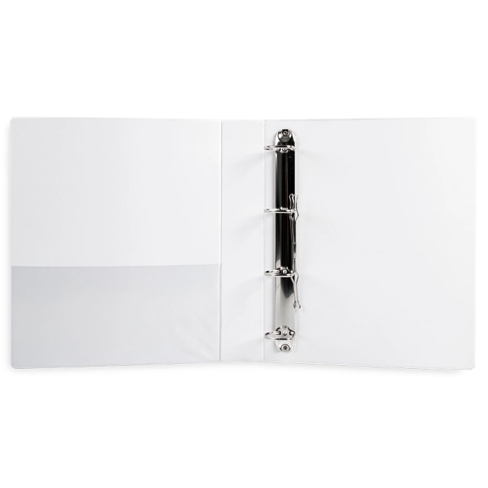 Liderpapel Carpeta Canguro 4 Anillas Mixtas 40mm A4 Plástico Blanco 2