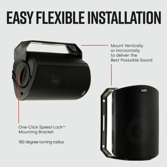 Altavoces Portátiles Polk ATRIUM 6 Negro 100 W 2 Altavoces Portátiles Polk ATRIUM 6 Negro 100 W 2