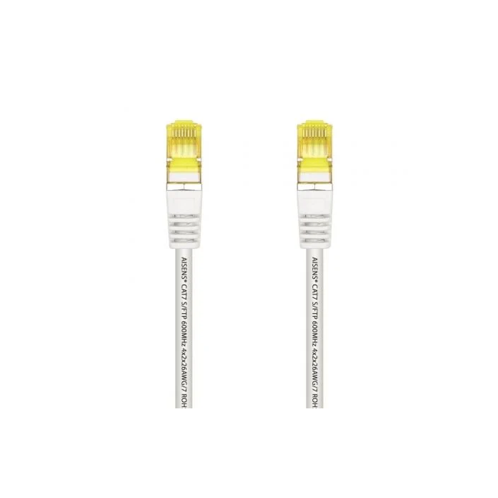 AISENS - CABLE DE RED LATIGUILLO RJ45 LSZH CAT.7 600 MHZ S/FTP PIMF AWG26, BLANCO, 0.5M 2 AISENS - CABLE DE RED LATIGUILLO RJ45 LSZH CAT.7 600 MHZ S/FTP PIMF AWG26, BLANCO, 0.5M 2