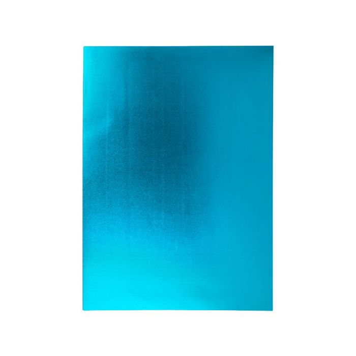 Goma Eva Liderpapel 50x70 cm Espesor 2 mm Metalizada Azul Claro 10 unidades 1