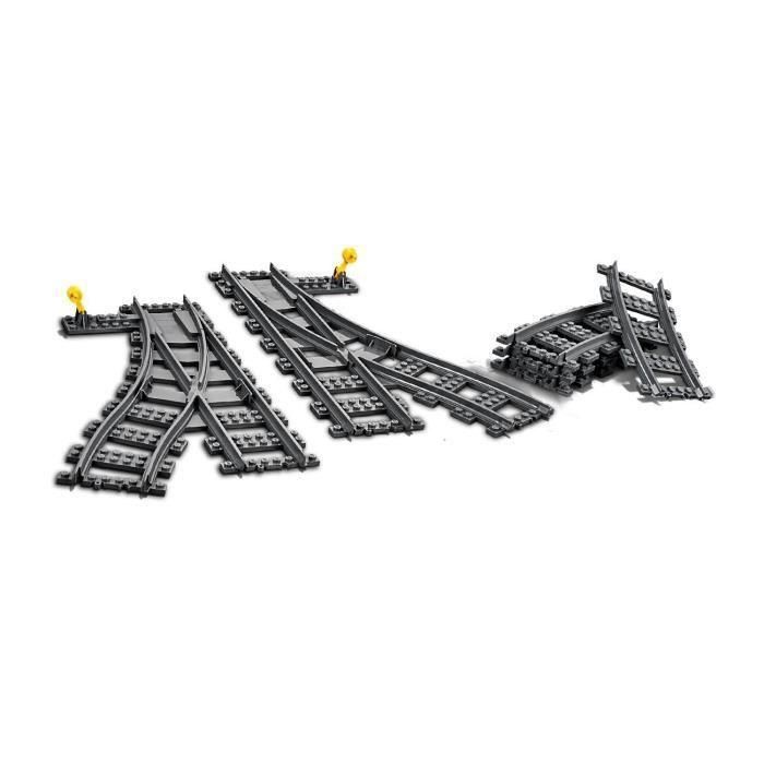 Lego City Cambios de Agujas, Accesorios para Vías de Tren de Juguete, 7 Piezas 1 Lego City Cambios de Agujas, Accesorios para Vías de Tren de Juguete, 7 Piezas 1