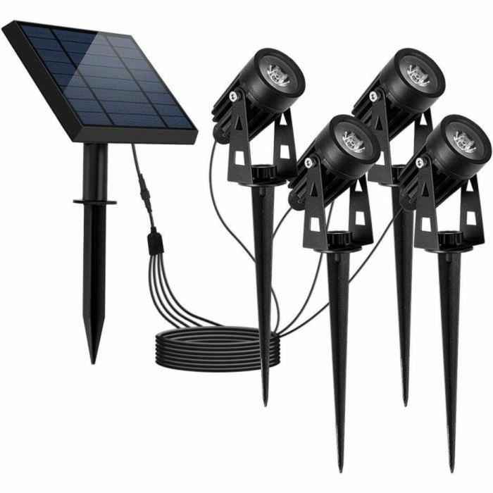 Lumisky LUM3666162004552 Pack 4 Focos Solares ROUNDY 4 en 1 para Pegar o Fijar H27 cm LED Blanco Frío 3 Lumisky LUM3666162004552 Pack 4 Focos Solares ROUNDY 4 en 1 para Pegar o Fijar H27 cm LED Blanco Frío 3