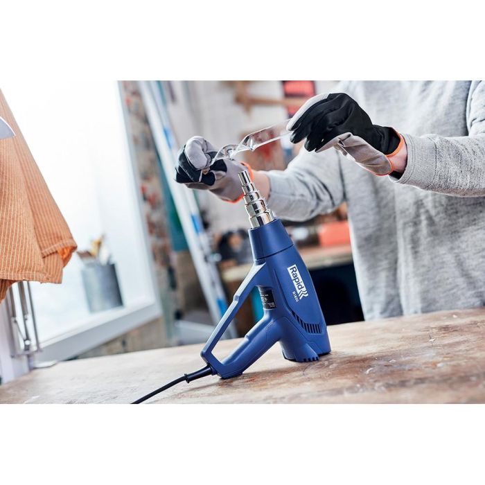 Rapid Pistola de aire caliente R1800 1800W, 300°C y 550°C, flujo de aire ajustable, para descongelar, encerar skis y más 6 Rapid Pistola de aire caliente R1800 1800W, 300°C y 550°C, flujo de aire ajustable, para descongelar, encerar skis y más 6