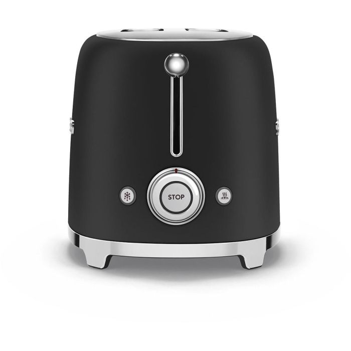 Smeg Tostadora 2X2 Estilo 50s Negro Mate TSF01BLMEU 3