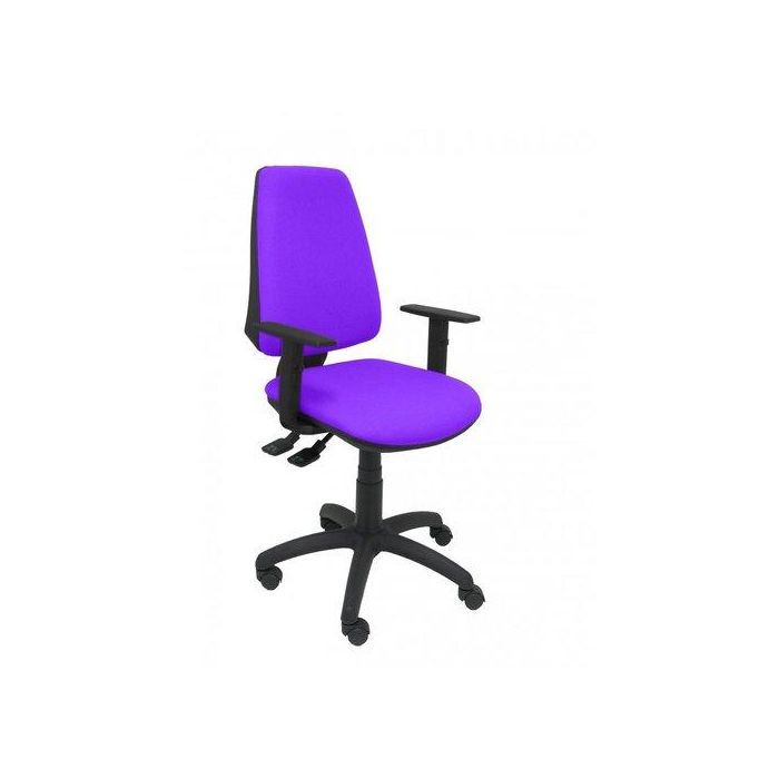 Silla Piqueras Y Crespo Elche S Brazos Regulables Mecanismo Sincro De Doble Maneta Gran Confortabilidad Regulable En Altura Ruedas De Nylon Asiento Y Respaldo Tapizado Bali Lila