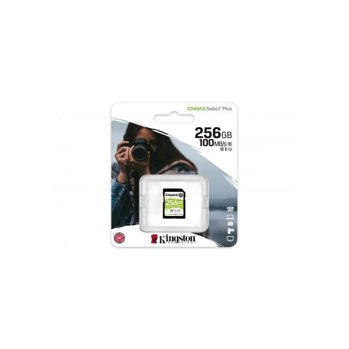 Tarjeta de Memoria SDXC Kingston CANVAS Select Plus 256 GB 2 Tarjeta de Memoria SDXC Kingston CANVAS Select Plus 256 GB 2