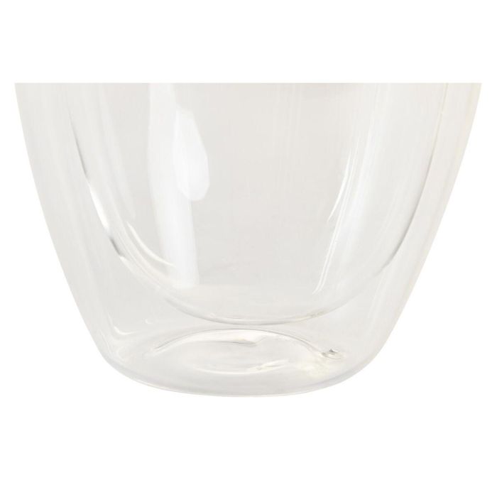 Vaso Basicos DKD Home Decor Transparente 9 x 10.2 x 9 cm Set de 2 1