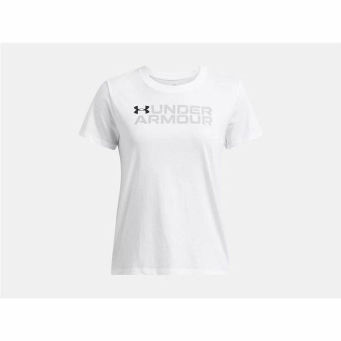 Camiseta de Manga Corta Mujer Under Armour Bl Pack SS Blanco 4