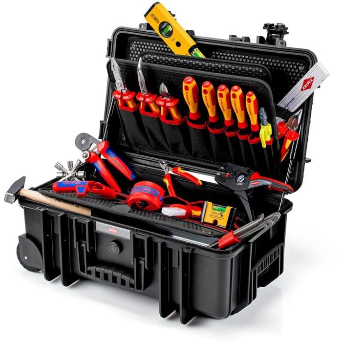 KNIPEX Werkzeugkoffer Robust26 Move Elektro 0 KNIPEX Werkzeugkoffer Robust26 Move Elektro 0
