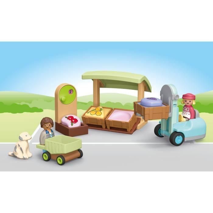 Playmobil 71691 Puesto de Mercado Ecológico y Carretilla Junior con Frutas y Verduras para Niños +12 Meses 1 Playmobil 71691 Puesto de Mercado Ecológico y Carretilla Junior con Frutas y Verduras para Niños +12 Meses 1