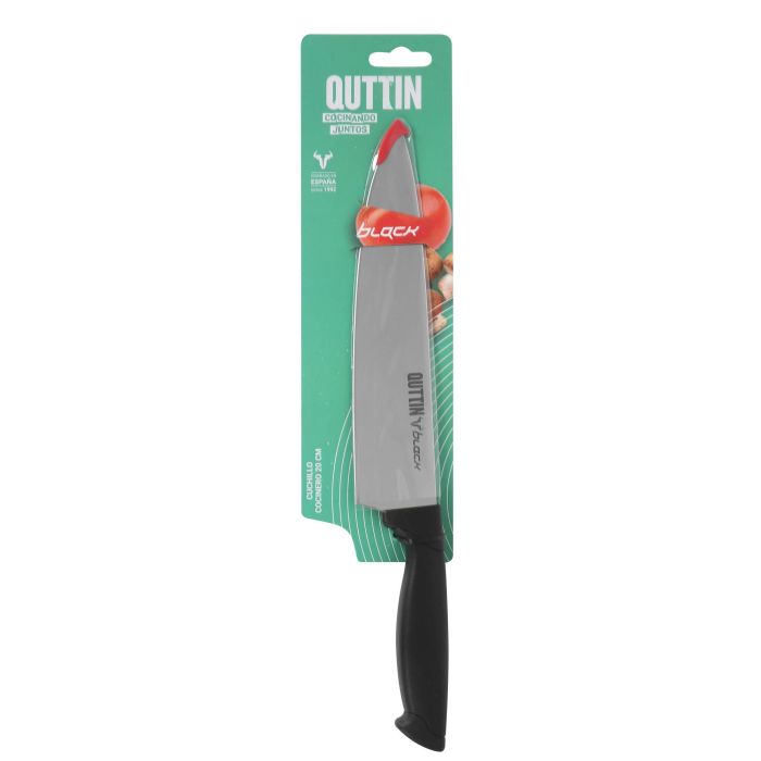 Cuchillo de cocina Quttin 20 cm Black (24 Unidades) 1 Cuchillo de cocina Quttin 20 cm Black (24 Unidades) 1