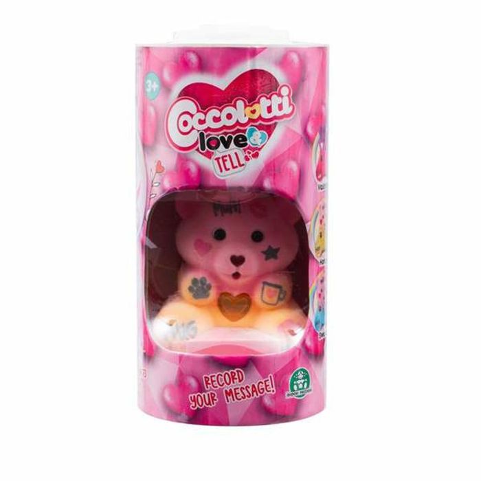 Figura oso coccolotti love tell. con la función de grabar y reproducir tus mensajes amorosos. - modelos surtidos 7 Figura oso coccolotti love tell. con la función de grabar y reproducir tus mensajes amorosos. - modelos surtidos 7