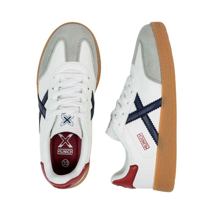Zapatillas Deportivas Hombre Munich Mini Barru 10 Blanco 13-14 Años 1