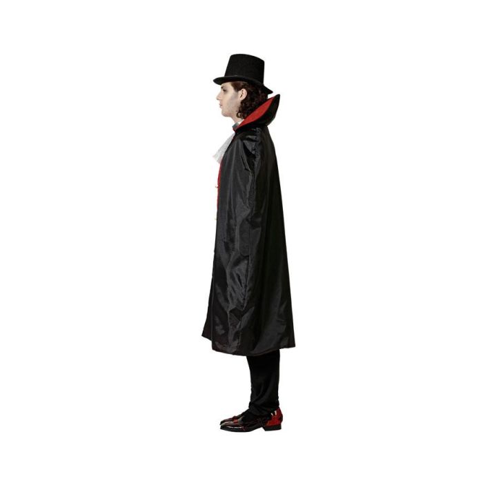 Disfraz Vampiro Rojo Con Capa Hombre Adulto M-L 1