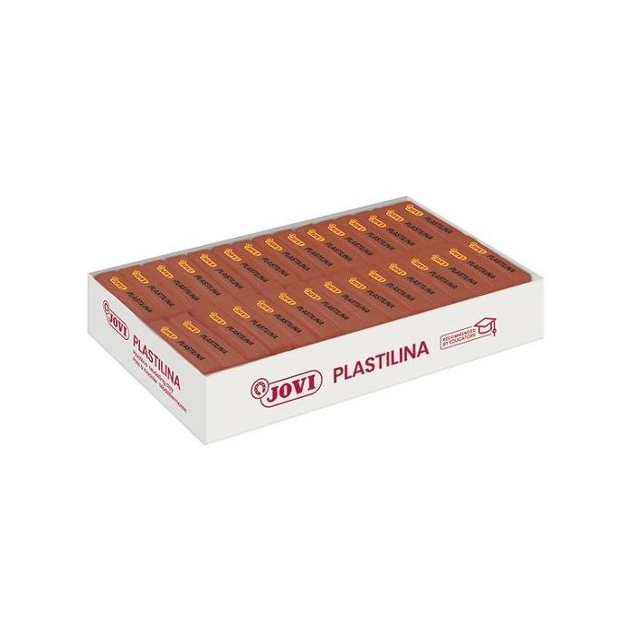 Jovi Plastilina Pastilla 50 gr Marrón Caja 30 Ud